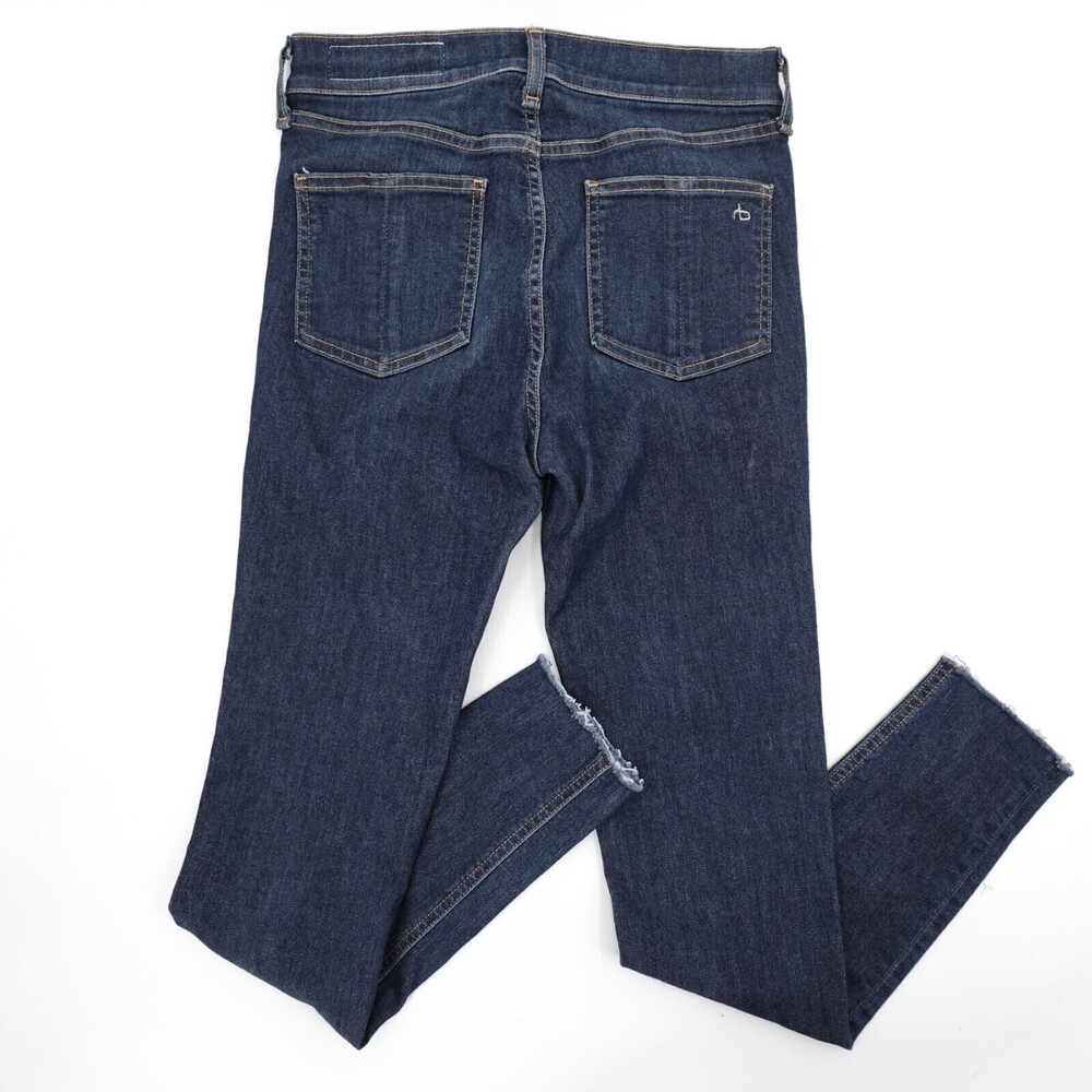 Rag & Bone Jeans Womens 27 Ankle Skinny 10" Mad River Mid rise